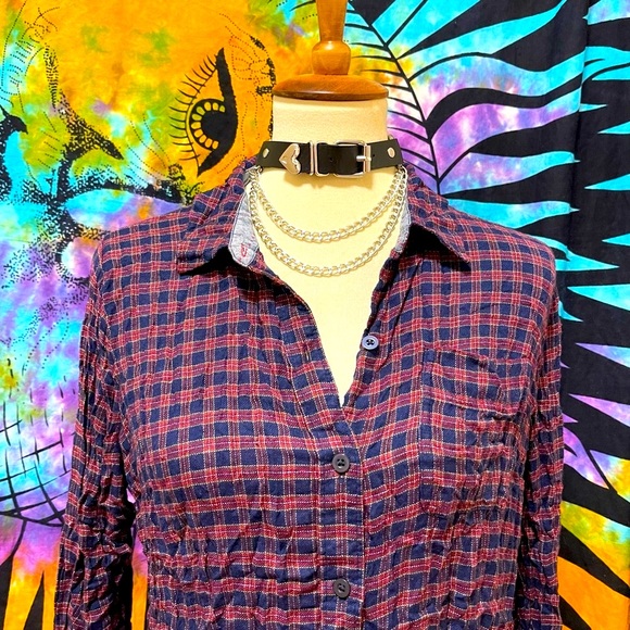 Lucky Brand Tops - 🌈 Lovely plaid button detail top